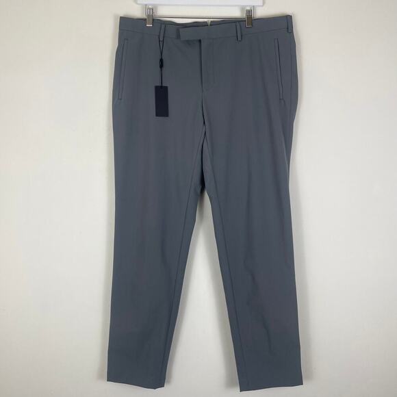 Sene Men’s Soho FlexTech Pants in Sage Gray Stretch 38x31 - Picture 1 of 7